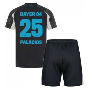 Bayer Leverkusen Exequiel Palacios #25 Dětské Alternativní dres komplet 2024-25 Krátký Rukáv (+ trenýrky)